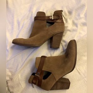Guess booties suede and leather size 8